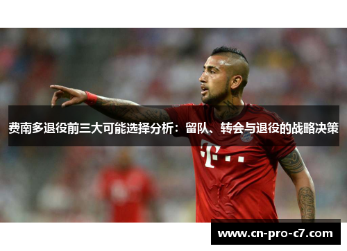 费南多退役前三大可能选择分析：留队、转会与退役的战略决策